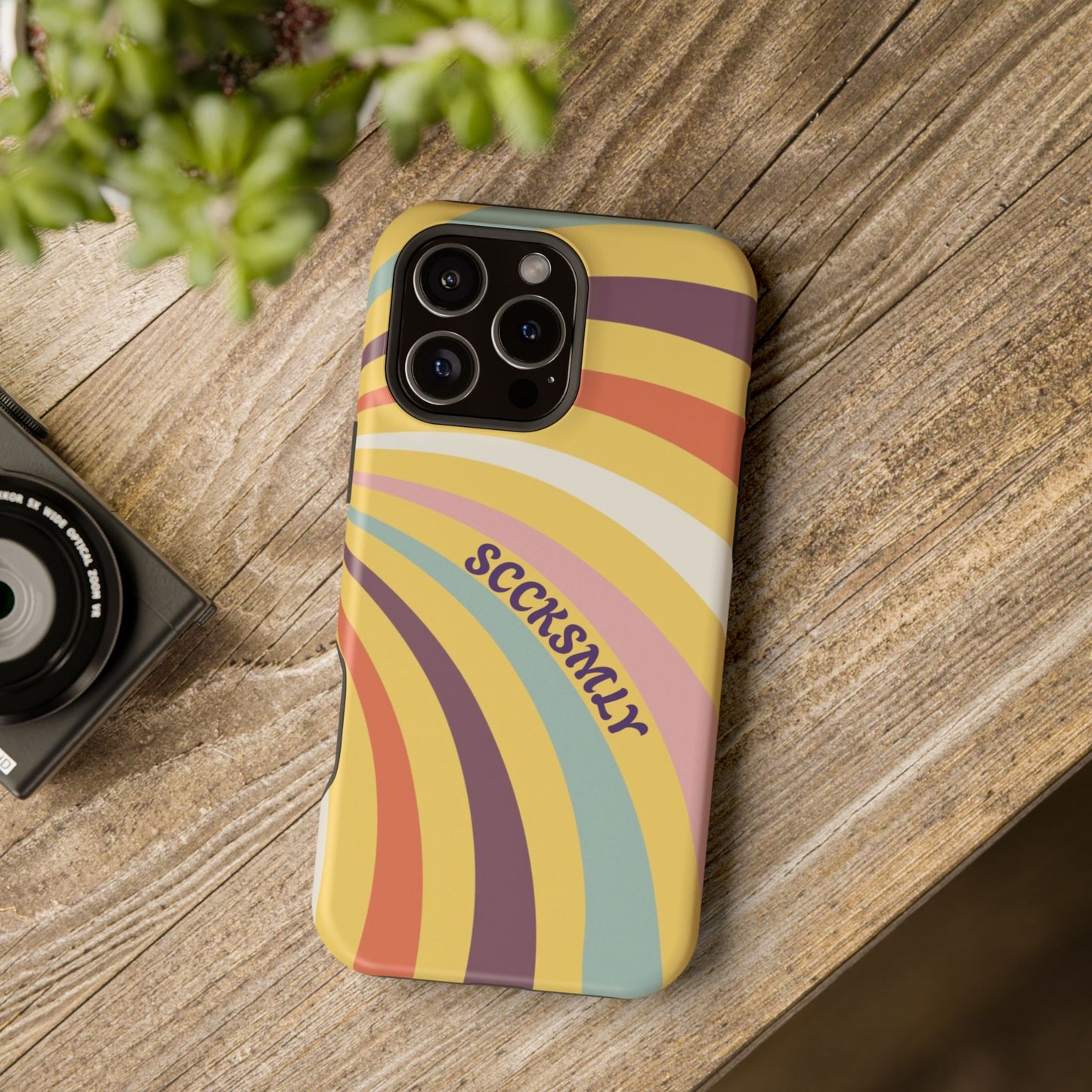 Vintage Groove Phone Case for Apple