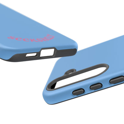 SOLID Blue Candie Tough Case for Samsung
