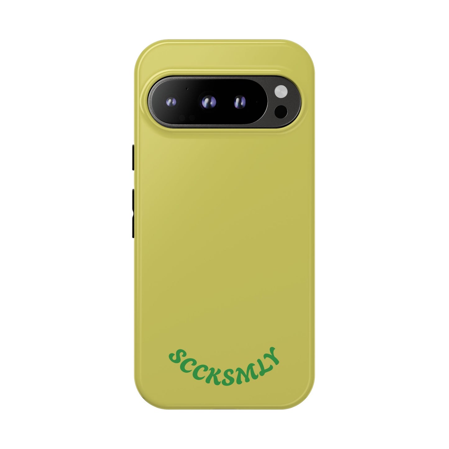 SOLID Lemon Pop Tough Case for Google Pixel
