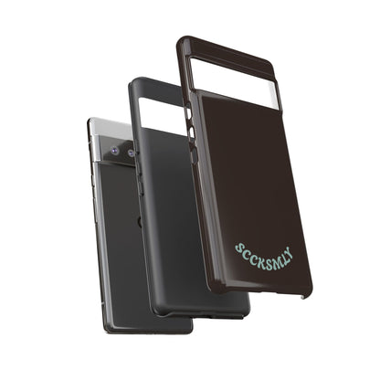 SOLID Espresso Mint Tough Phone Case for Google Pixel