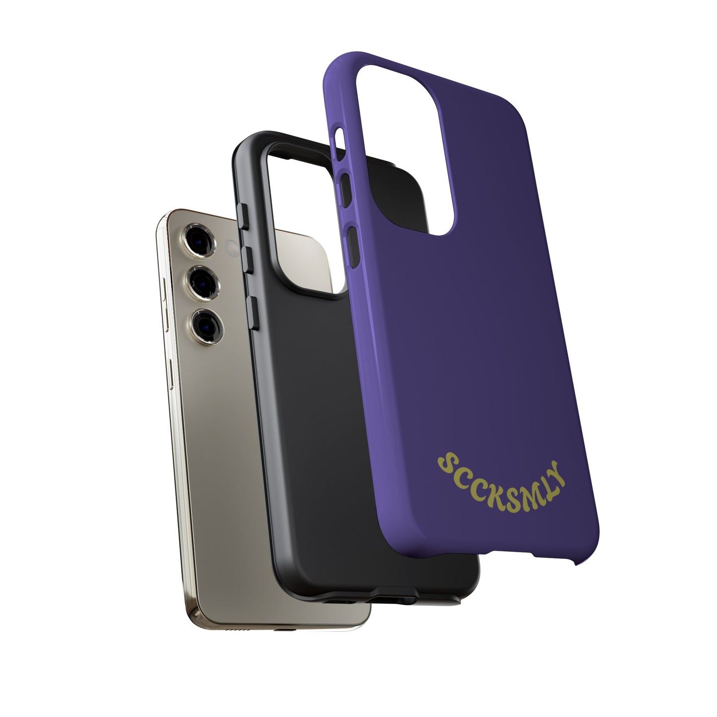 SOLID Dreamy Dusk Purple Tough Case for Samsung