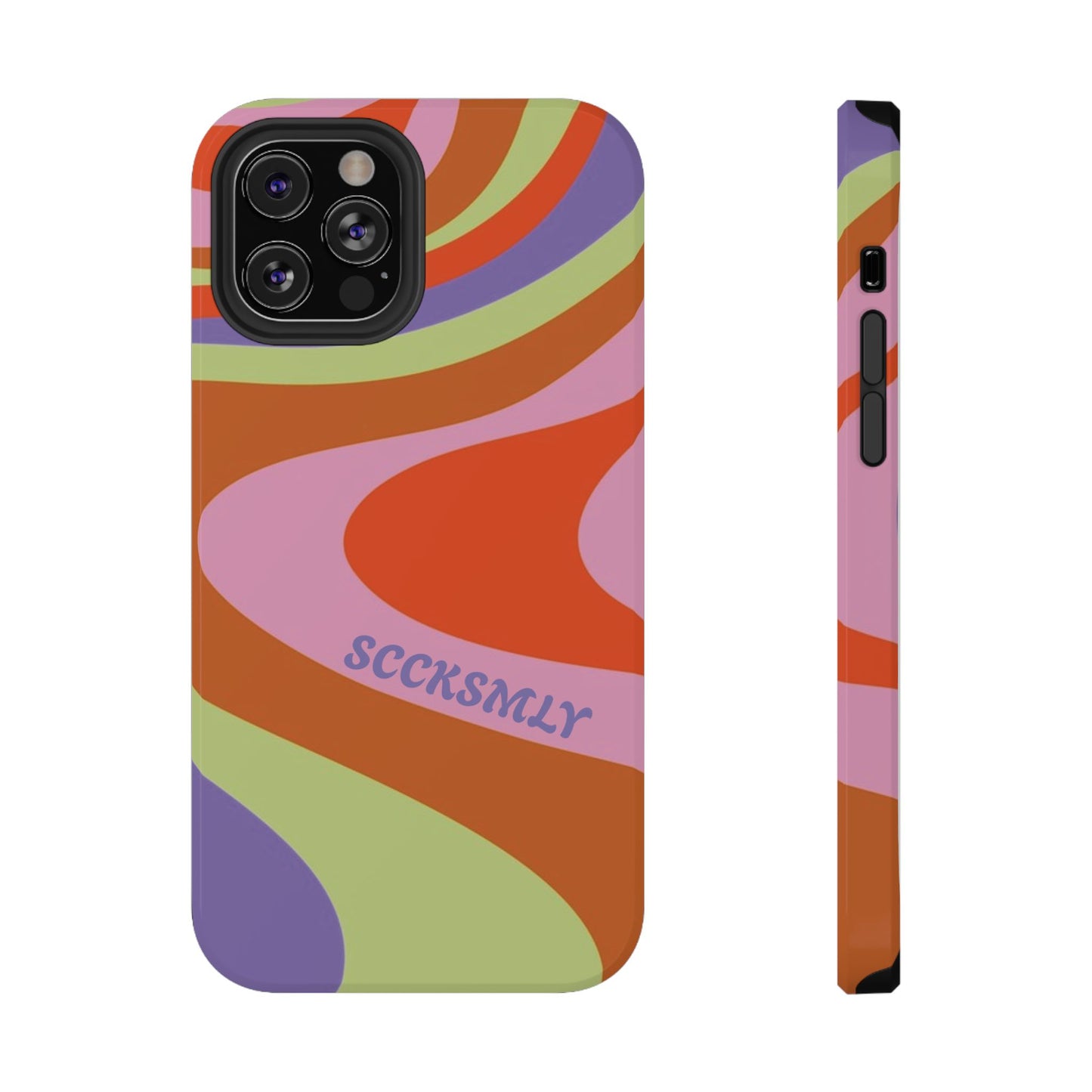 Curvy Swirl Phone Case for Apple