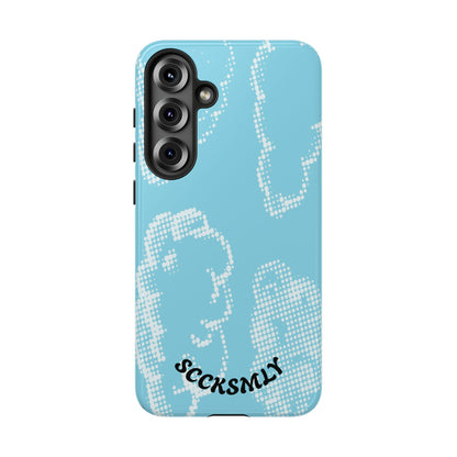 Comic Dot Sky Tough Phone Case for Samsung