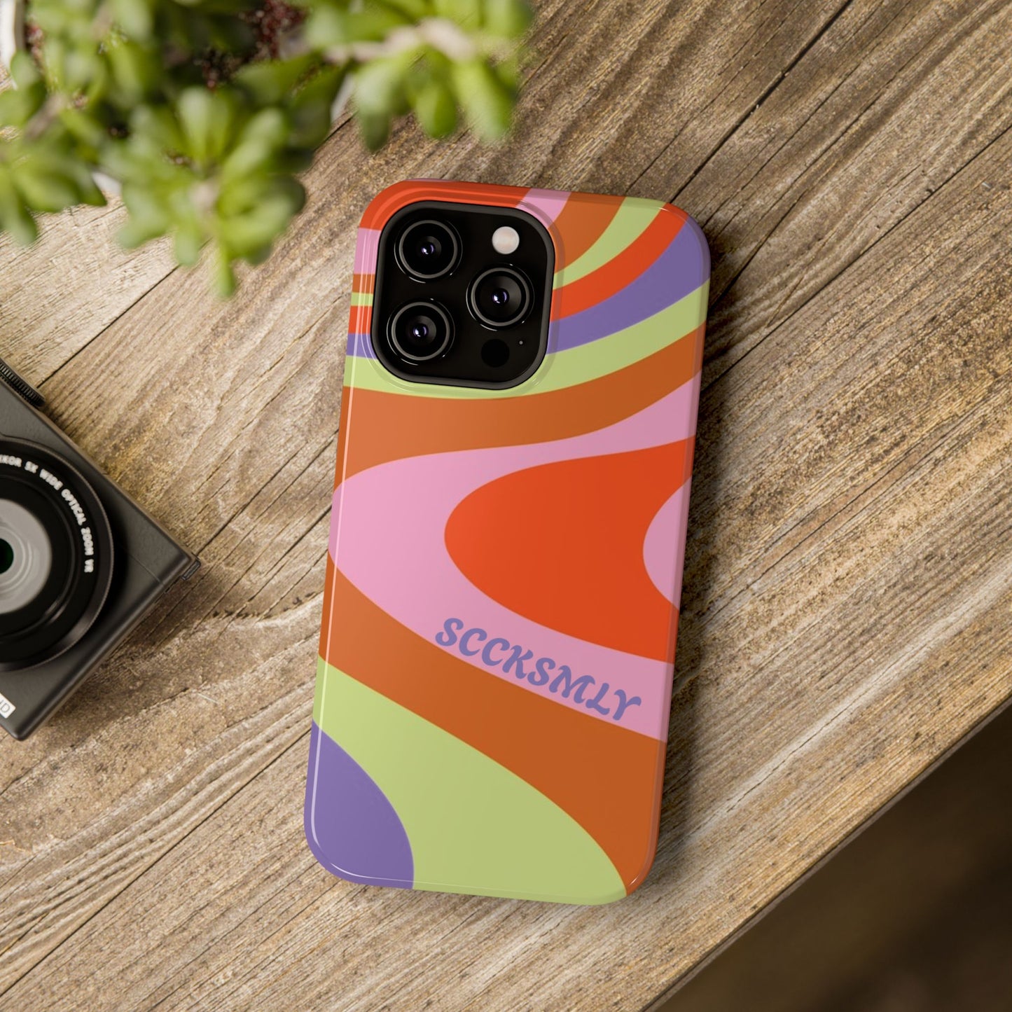 Curvy Swirl Phone Case for Apple