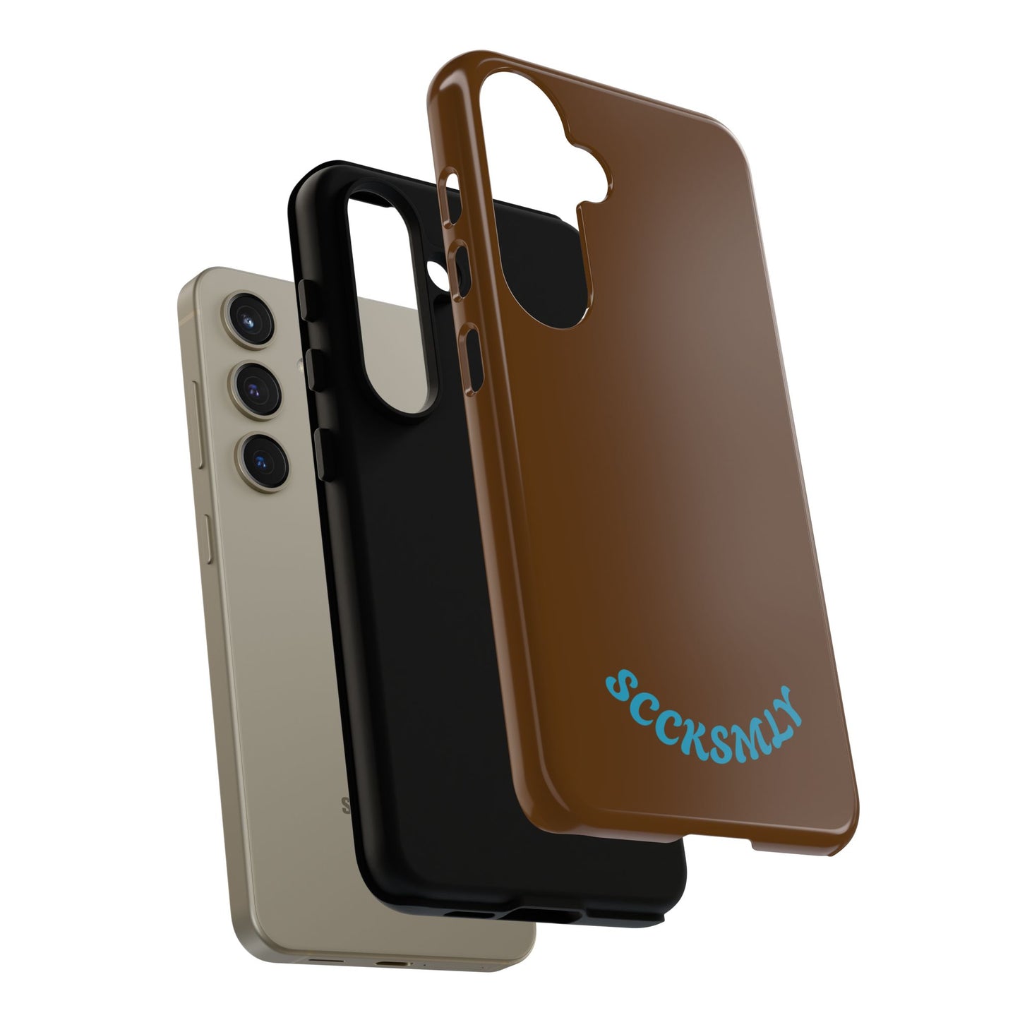 SOLID Chocolate Coco Tough Case for Samsung