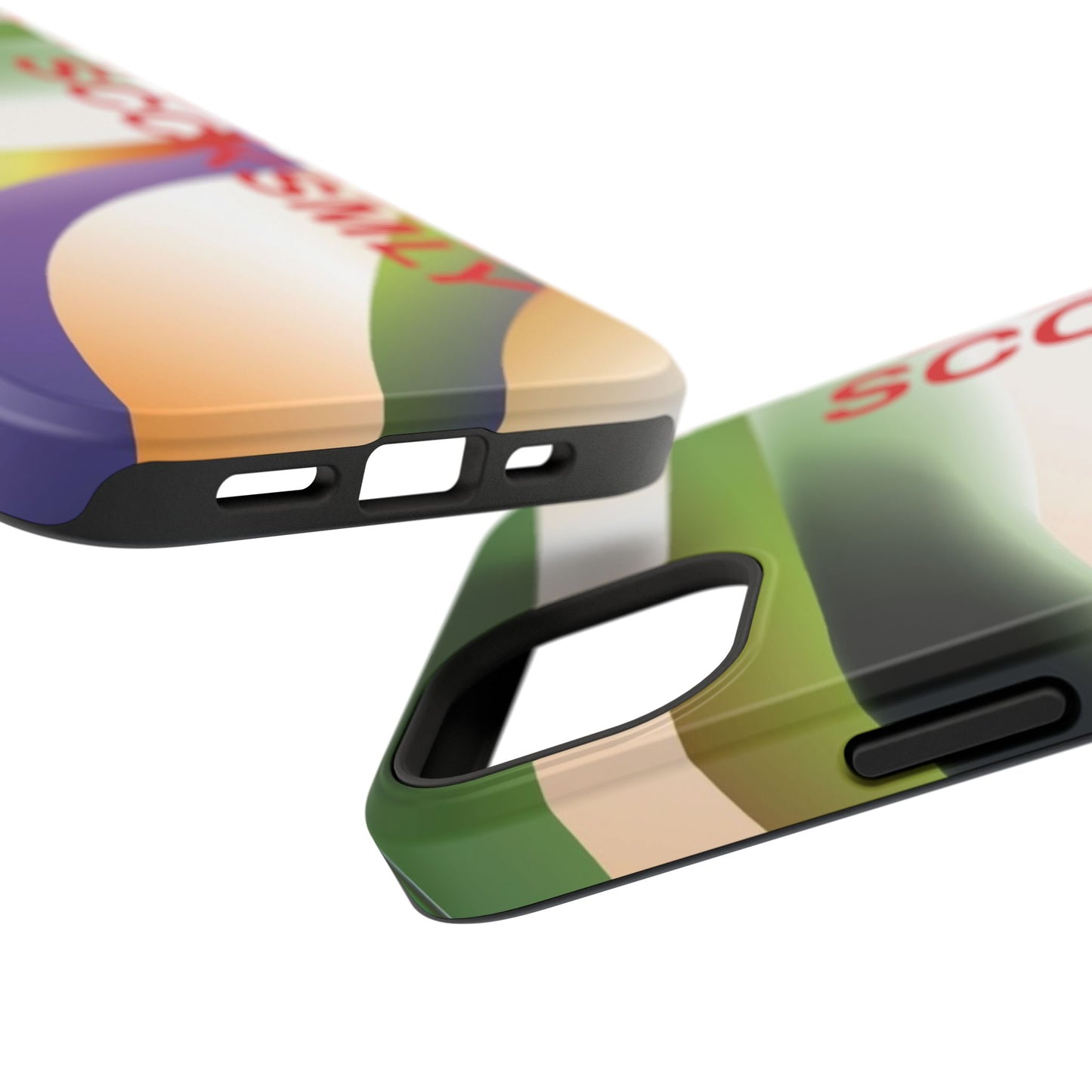 Green Waves Phone Case for "IOS or Apple"