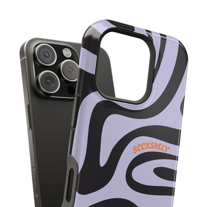 Purple Swirl Phone Case for Apple