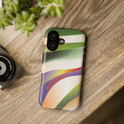 Green Waves Phone Case for Apple
