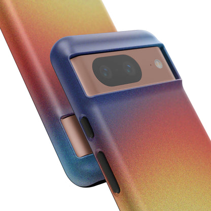Faded Sunset Aura Tough Phone Case for Google Pixel