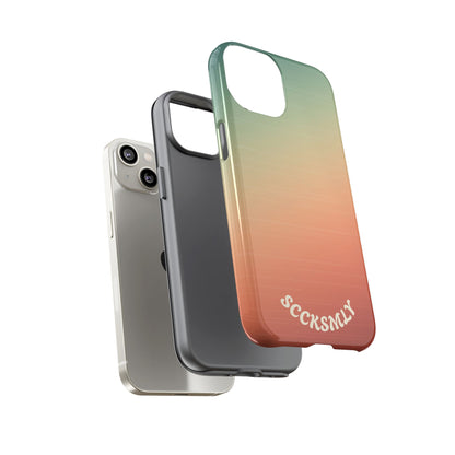 Warm Ombré Tough Phone Case for Apple