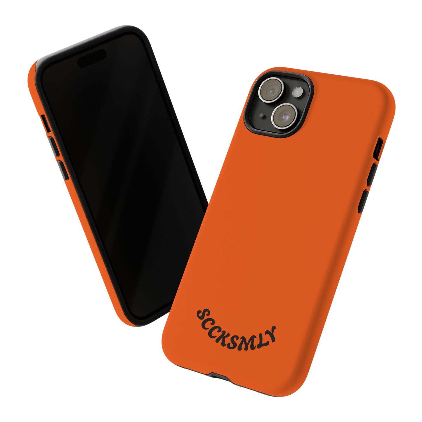 SOLID Tangerine Tough Case for Apple