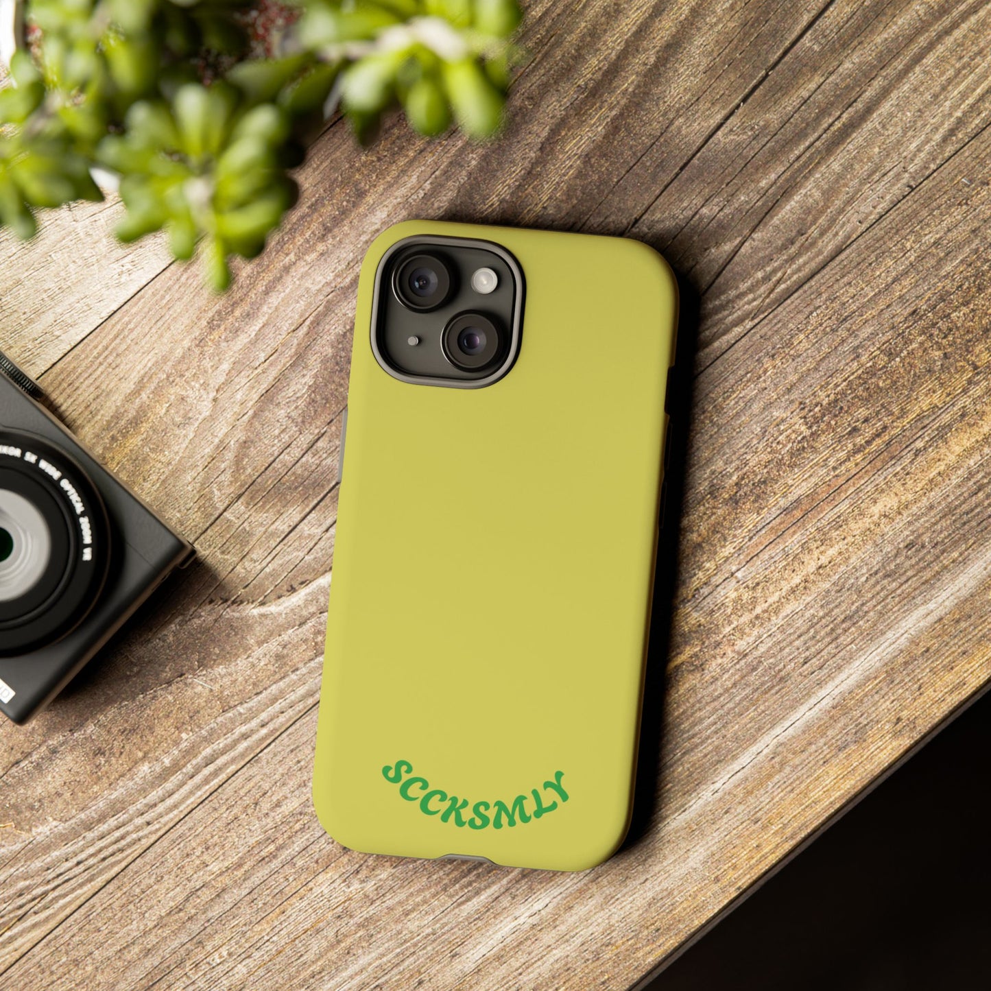 SOLID Lemon Pop Tough Case for Apple