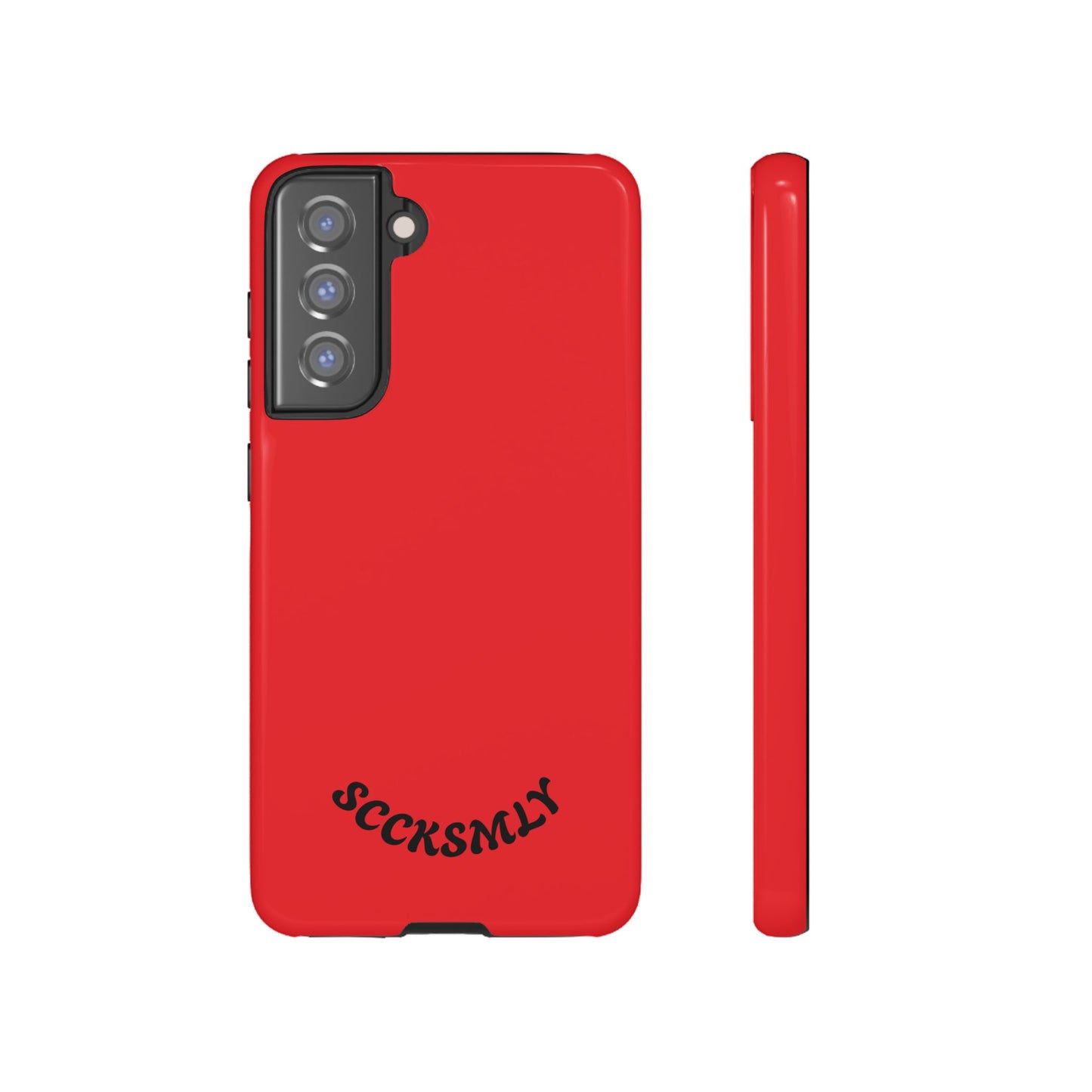 SOLID Screaming Red Tough Case for Samsung