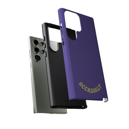 SOLID Dreamy Dusk Purple Tough Case for Samsung