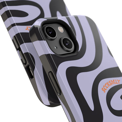 Purple Swirl Phone Case for Apple