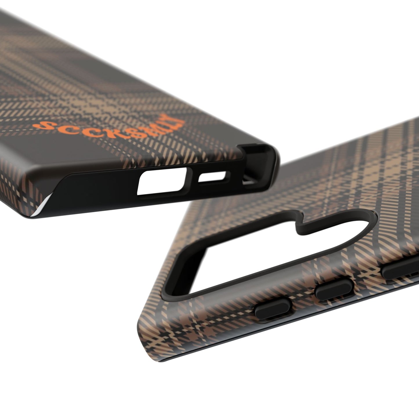 Brown Bread Plaid Tough Phone Case Samsung