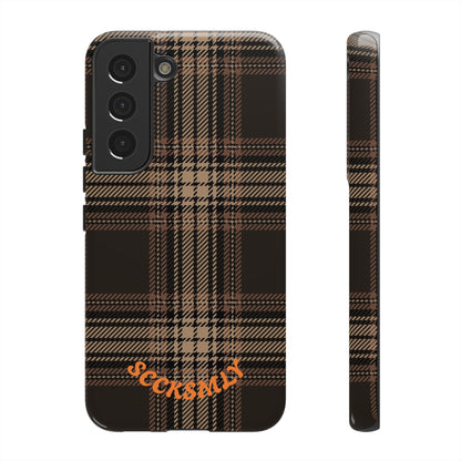 Brown Bread Plaid Tough Phone Case Samsung