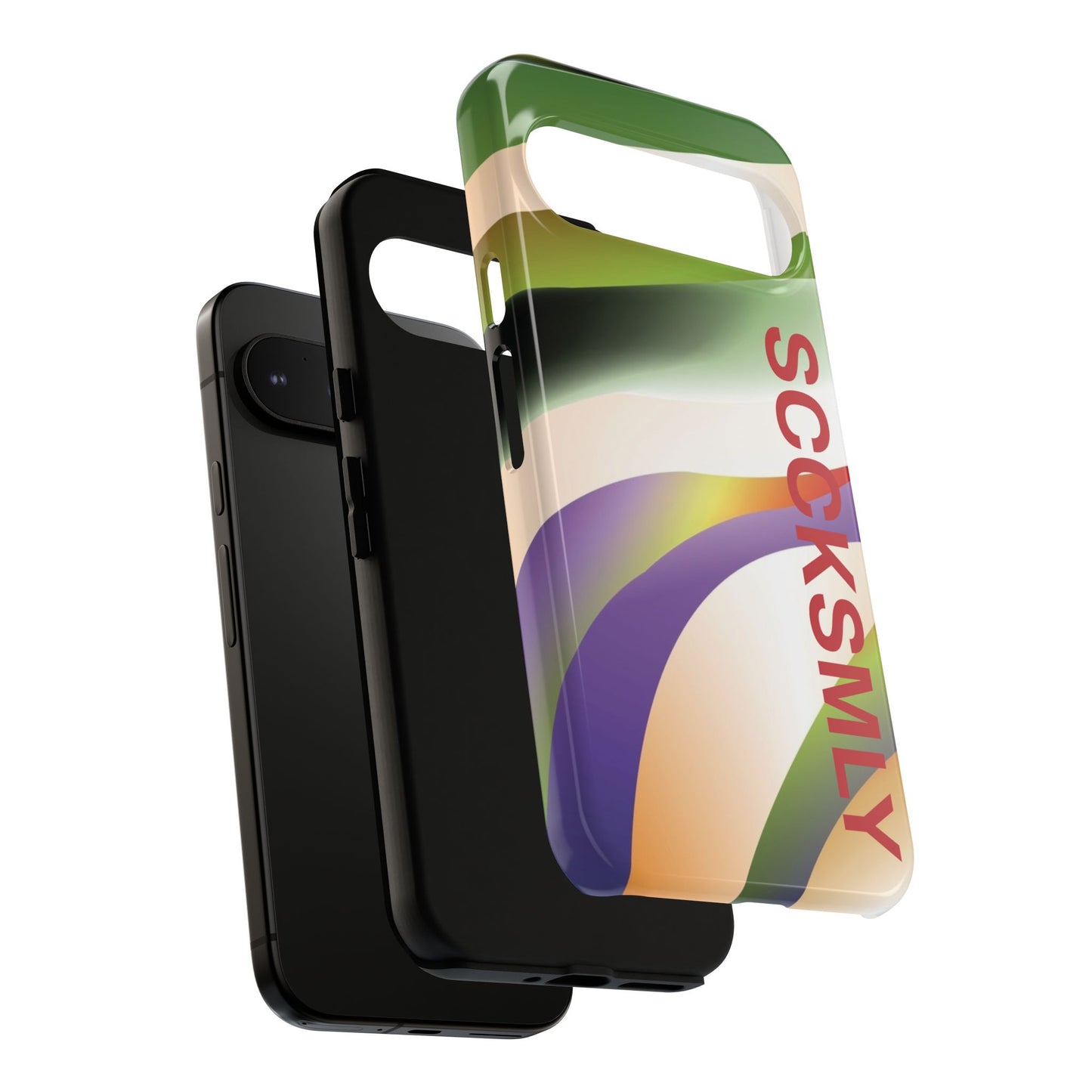 Green Waves Phone Case for Google Pixel