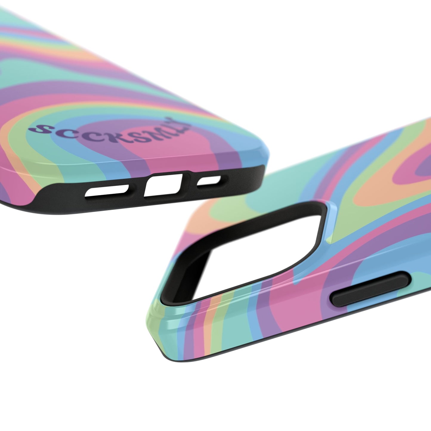 Pastel Swirl Phone Case for Apple