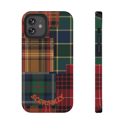 Heritage Hues Patchwork Tough Phone Case for Apple