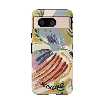 Botanical Strokes Palette Tough Phone Case for Google Pixel