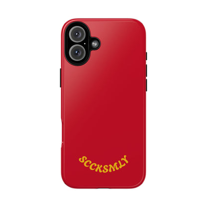 SOLID Calm Cherry Tough Case for Apple