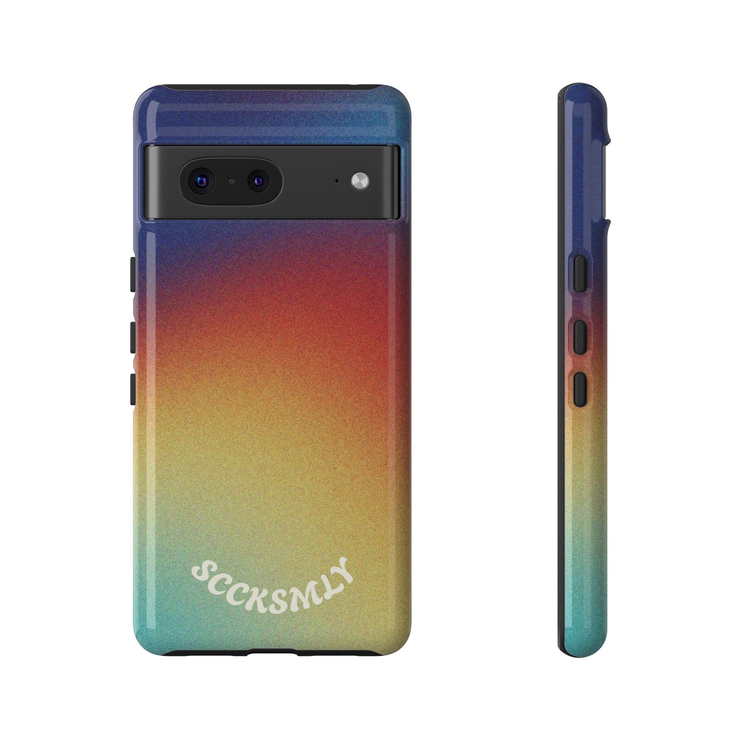 Faded Sunset Aura Tough Phone Case for Google Pixel