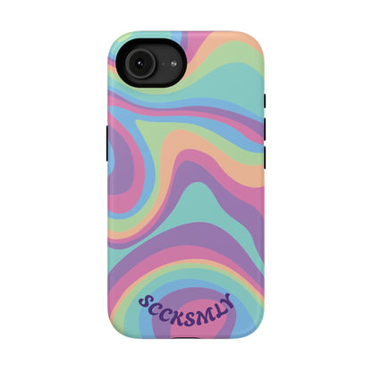 Pastel Swirl Phone Case for Apple