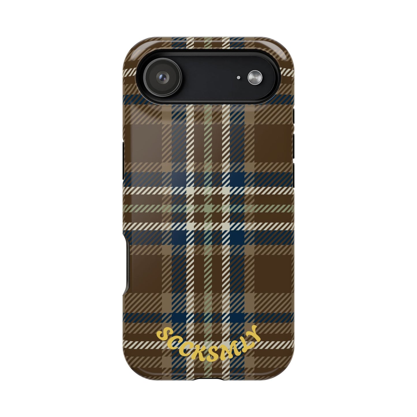 Earth and Sky Plaid Phone Case for Apple
