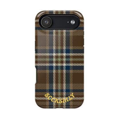 Earth and Sky Plaid Phone Case for Apple