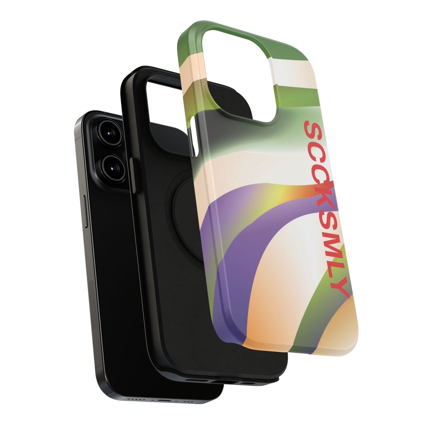 Green Waves Phone Case for "IOS or Apple"