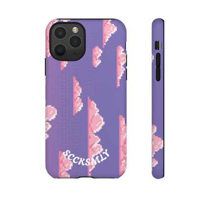 Purple Cotton Candy Sky Tough Phone Case for Apple
