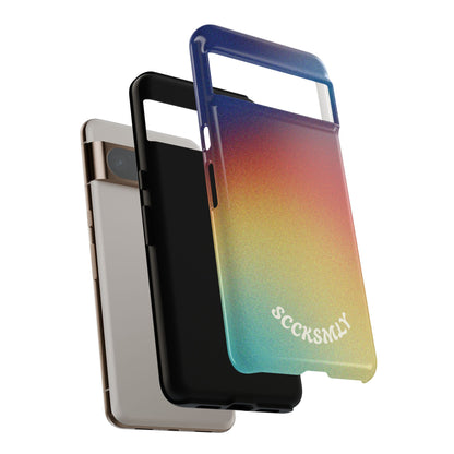 Faded Sunset Aura Tough Phone Case for Google Pixel