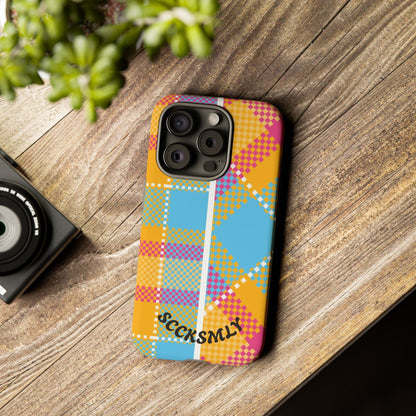 Pattern Punch Phone Case for Apple
