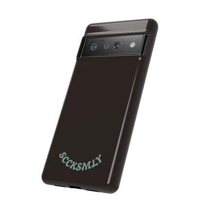 SOLID Espresso Mint Tough Phone Case for Google Pixel