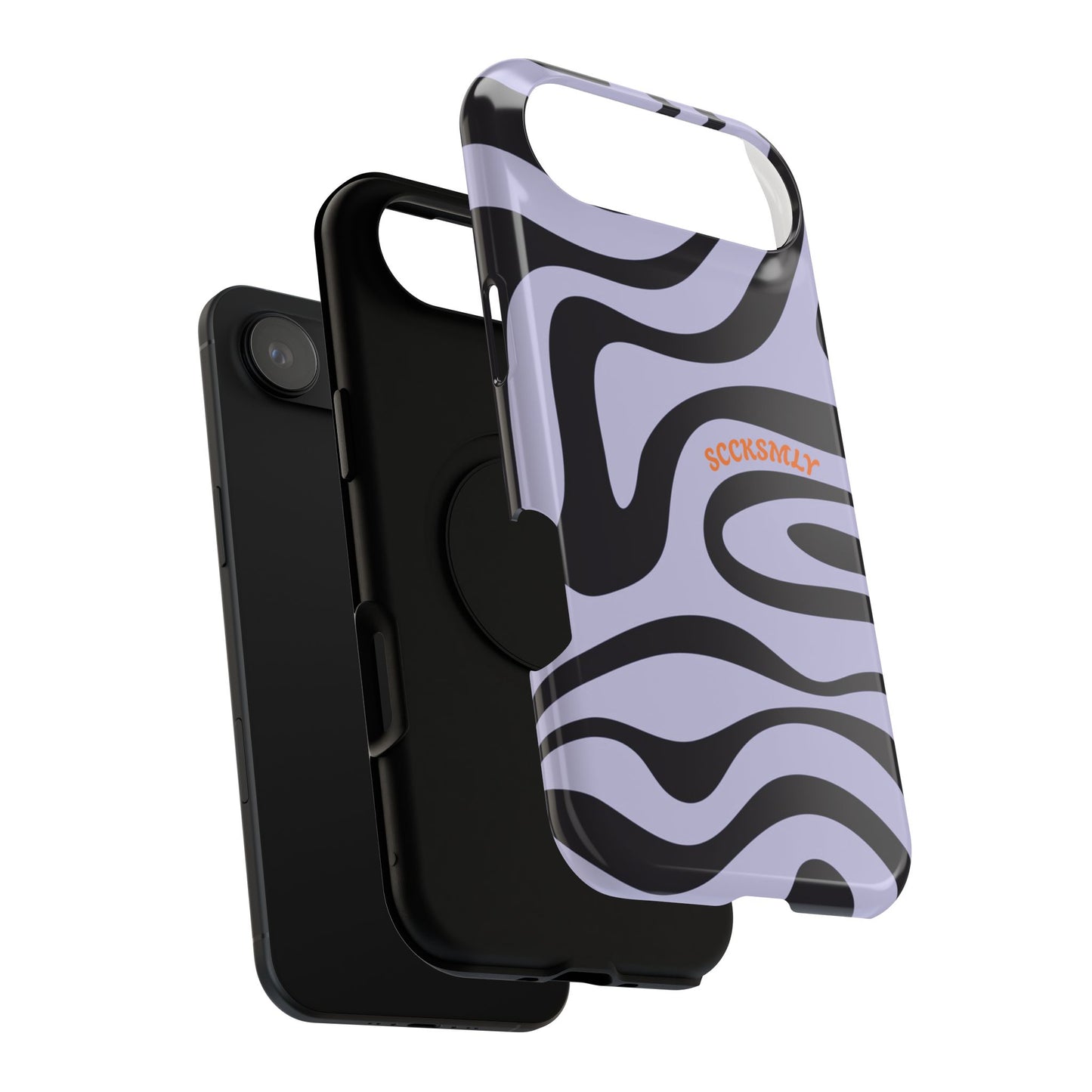 Purple Swirl Phone Case for Apple