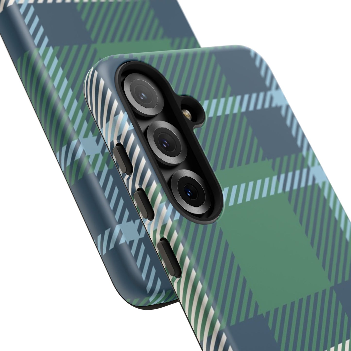 Earth and Sky Plaid Tough Phone Case for Samsung