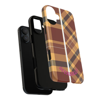 Autumn Plaid Phone Case for Apple