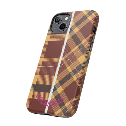 Autumn Plaid Phone Case for Apple