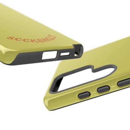 SOLID Lemon Dijon Glaze Tough Case for Samsung