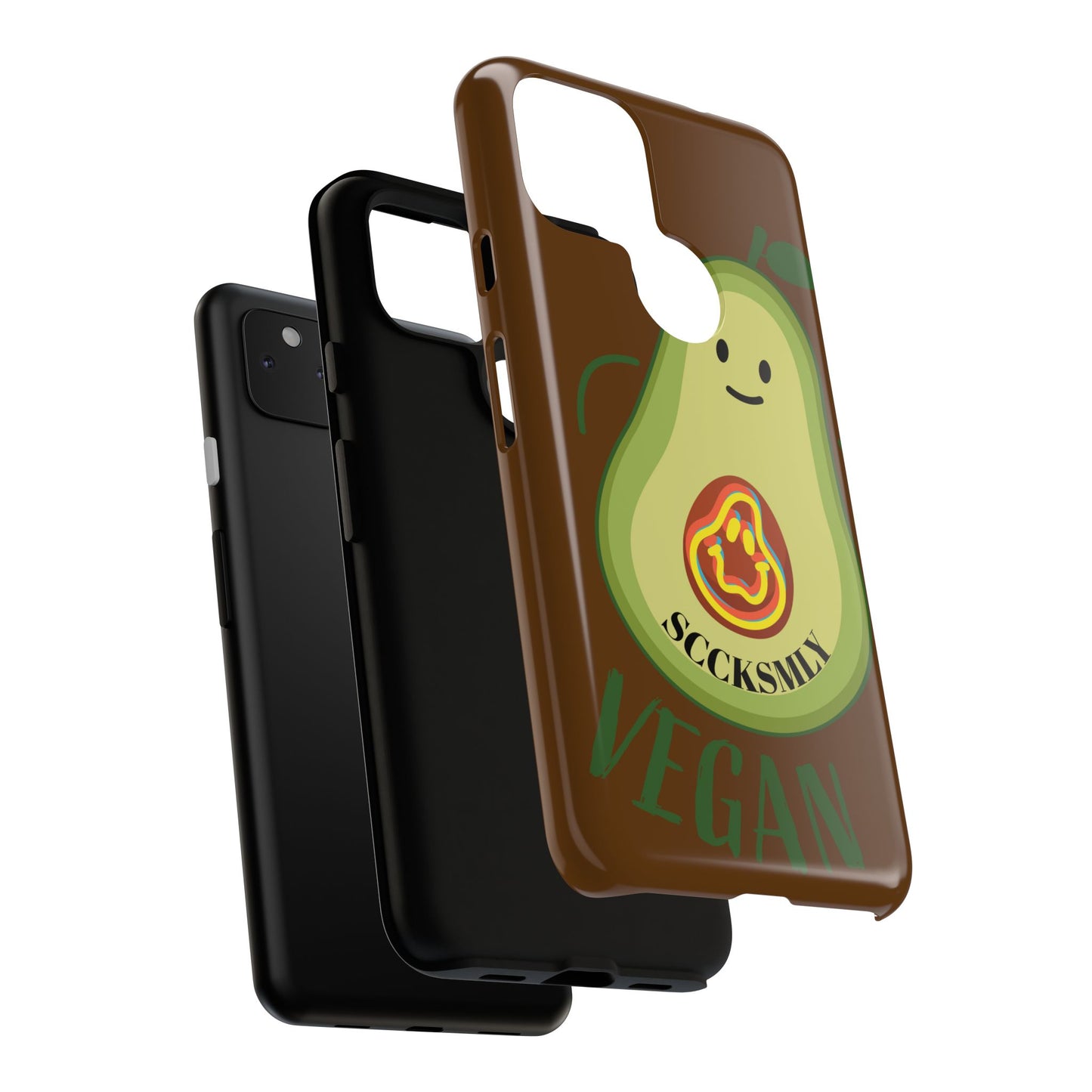 "Google Pixel" Playful Vegan Avocado Phone Case - Tough, Durable Protection with a Fun Design