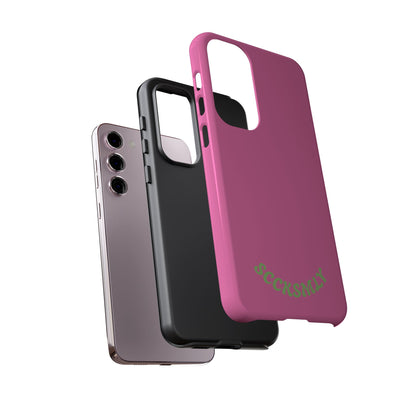 SOLID Sweet Static Pink Tough Case for Samsung