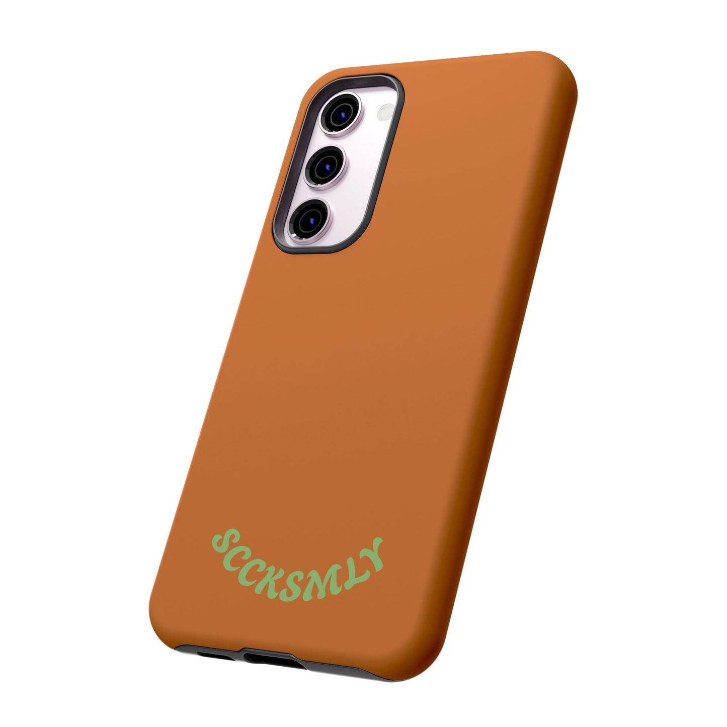SOLID Terracotta Coal Tough Case for Samsung
