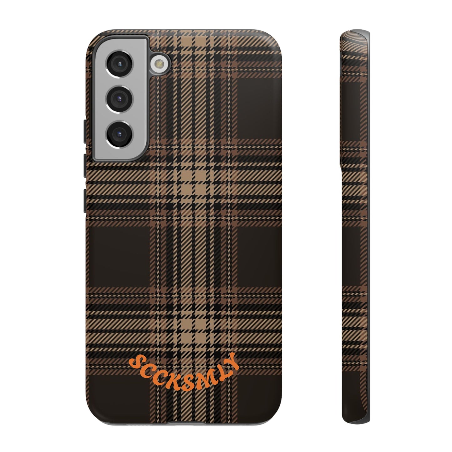 Brown Bread Plaid Tough Phone Case Samsung