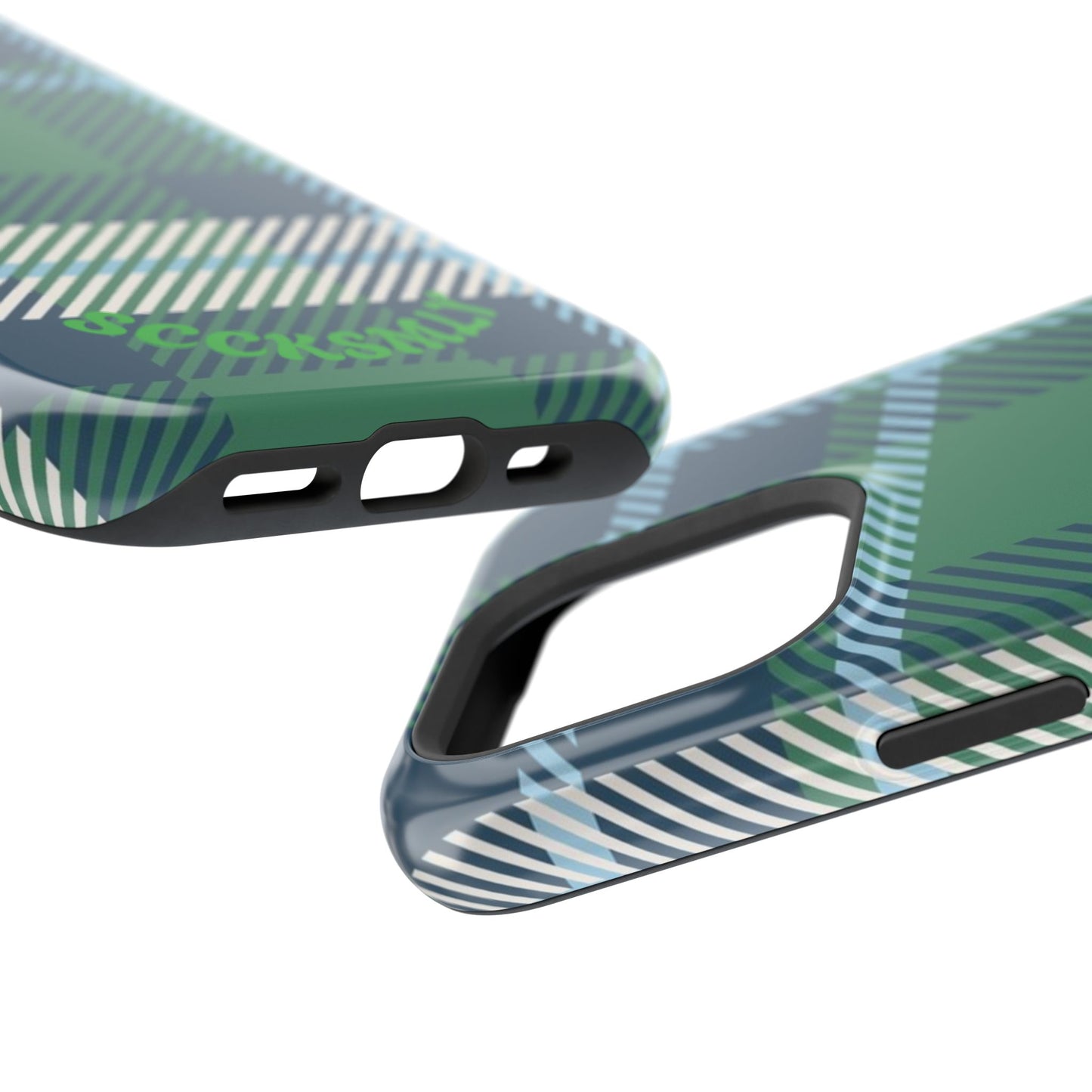 Earth and Sky Plaid Phone Case for Apple