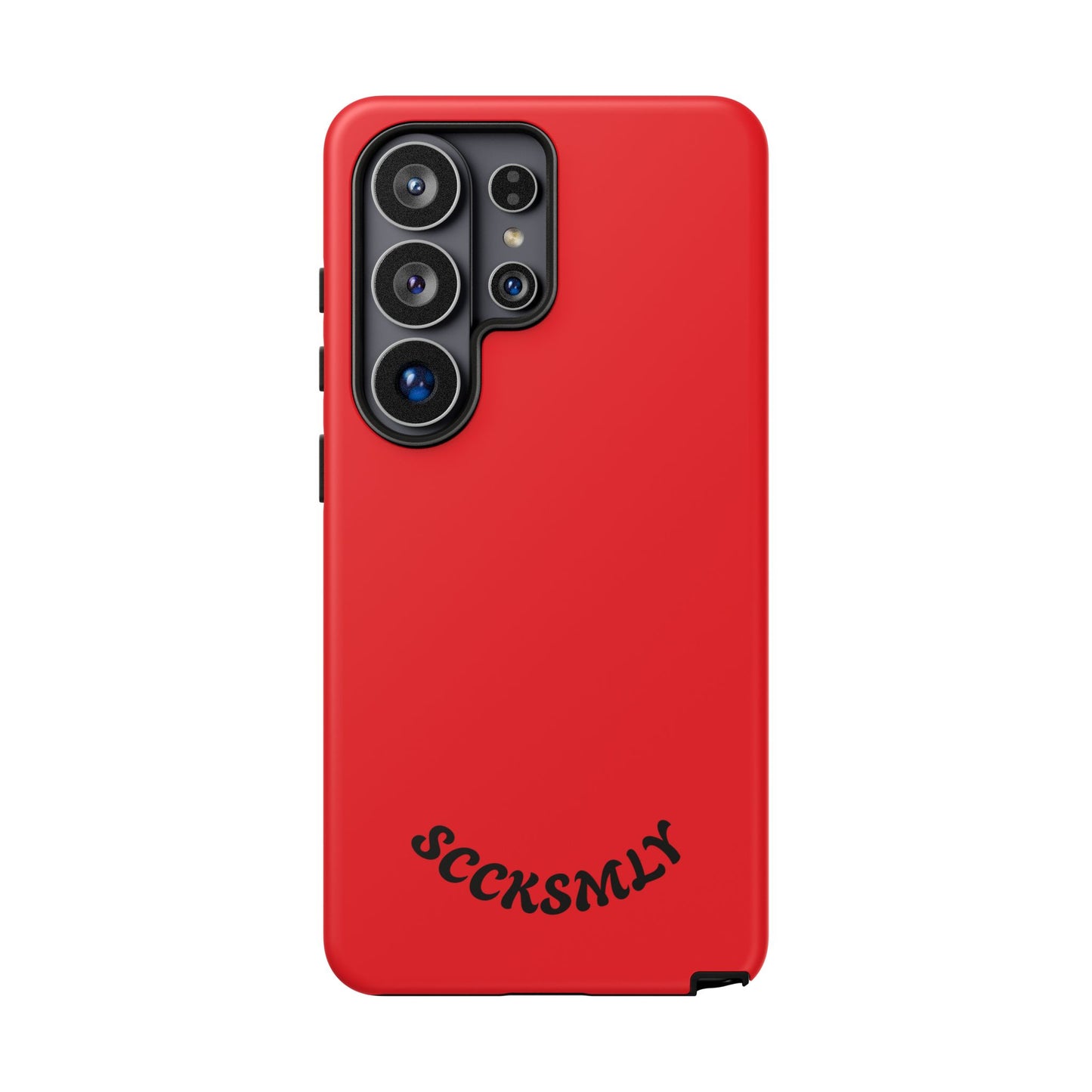 SOLID Screaming Red Tough Case for Samsung