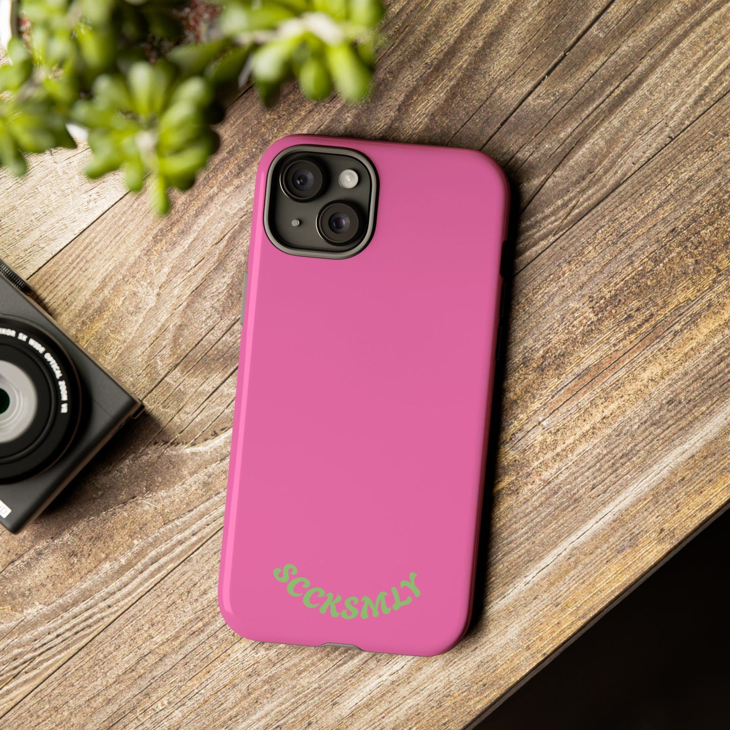 SOLID Sweet Static Pink Tough Case for Apple