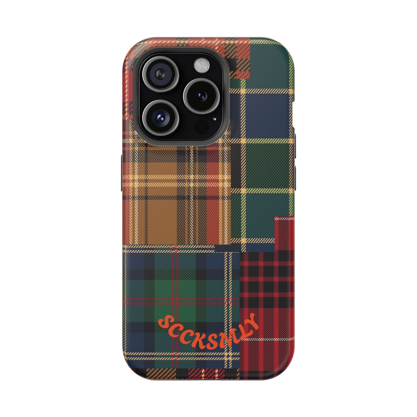 Heritage Hues Patchwork Tough Phone Case for Apple