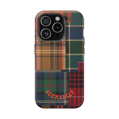 Heritage Hues Patchwork Tough Phone Case for Apple