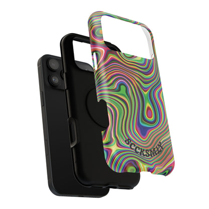 Acid Swirl Phone Case for Apple